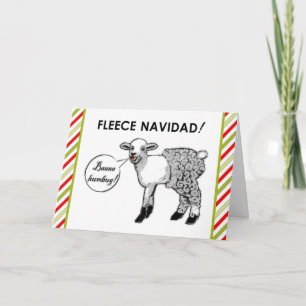Grappig Feliz Navidad Feestdagen Kaart