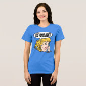 Grappig Feminist Laten we de patriarchie omlaag ha Tri-Blend Shirt (Voorkant volledig)