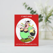 Grappig feministisch Motivatie citaat dat het niet Briefkaart (Staand voorkant)