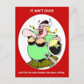 Grappig feministisch Motivatie citaat dat het niet Briefkaart (Voorkant)