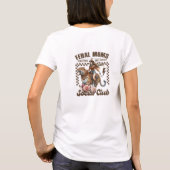 Grappig Feral Moms sociale club tijger T-shirt (Achterkant)