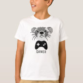 GRAPPIG Ferret Video Gamer T-shirt (Voorkant)