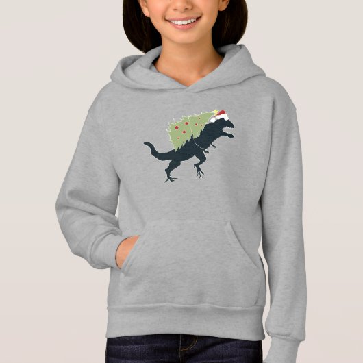 Grappig Festieve Dino Kerstmis (Voorkant)