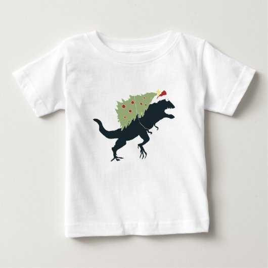 Grappig Festieve Dino Kerstmis (Voorkant)