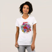 Grappig "Fever Flora" Medisch Bloem Grafisch Ontwe T-shirt (Voorkant volledig)
