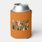 Grappig fietsen Camo je bent me kwijt niet fietsen Blikjeskoeler (Blikje Voorkant)