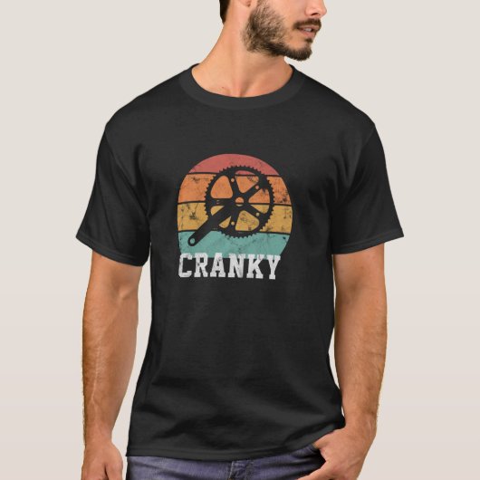 Grappig fietsen chagrijnig cadeau voor mannen of p t-shirt (Voorkant)