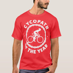 Grappig Fietsen Cycopaat van het Jaar Fietsen Rijd T-shirt