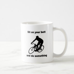 Grappig fietsen koffiemok