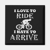 Grappig fietsen magneet (Voorkant)