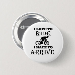 Grappig fietsen ronde button 5,7 cm
