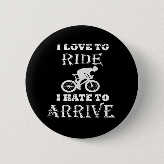 Grappig fietsen ronde button 5,7 cm (Voorkant)