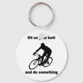Grappig fietsen sleutelhanger (Voorkant)