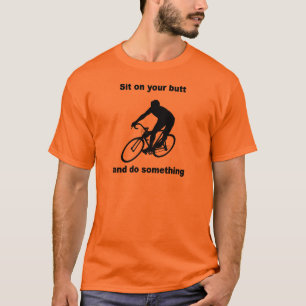 grappig fietsen t-shirt
