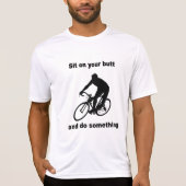 grappig fietsen t-shirt (Voorkant)