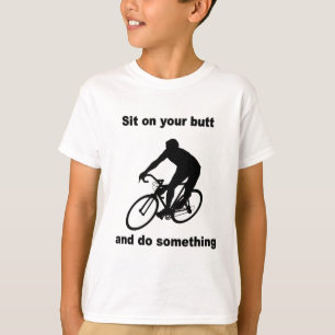 Grappig fietsen t-shirt