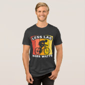 Grappig Fietsende Ingenieur, STEM Fiets Hobby Shir Tri-Blend Shirt (Voorkant volledig)