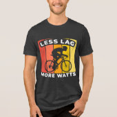 Grappig Fietsende Ingenieur, STEM Fiets Hobby Shir Tri-Blend Shirt (Voorkant)
