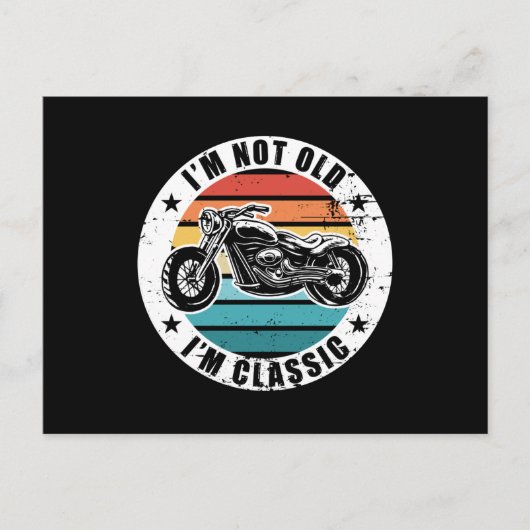 Grappig fietser verjaardagscadeau Ik ben niet oud  Briefkaart (Voorkant)