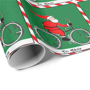 Grappig Fietsers Vakantie Cadeau Cadeaupapier