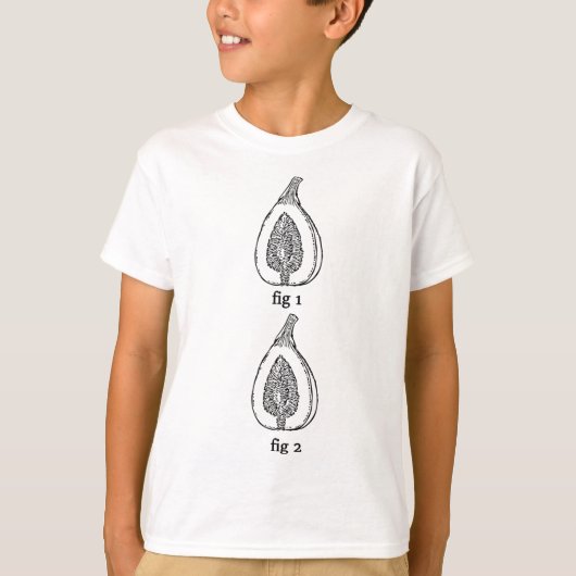 Grappig Fig Fruit Fig 1 Fig 2 T-shirt (Voorkant)