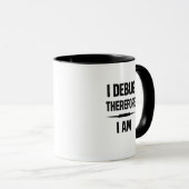 Grappig Filosofie T-shirt voor Programmeurs voor O Mok (Voorkant rechts)