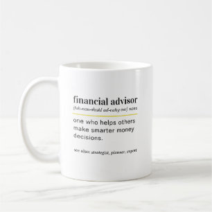 Grappig Financieel Adviseur Definitie Cadeau Koffiemok