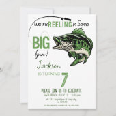 Grappig Fish Bass verjaardagsportret, Kaart (Voorkant)