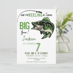 Grappig Fish Bass verjaardagsportret, Kaart