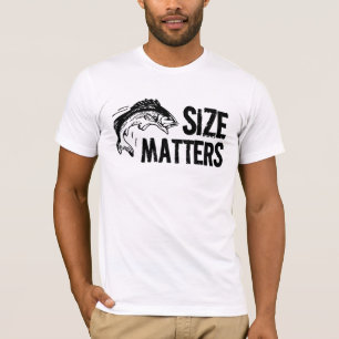 Grappig Fisherman - Grootte telt! T-shirt
