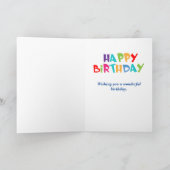 Grappig Fishing Personalized Birthday Kaart (Binnen)