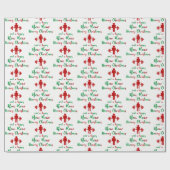 Grappig Fitness Fitmas Kerst Wrapping Papier (Vlak)