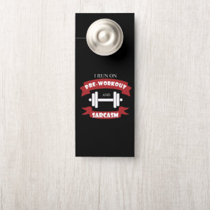 Grappig Fitness Supplement Sarcasme Gym Kantoor Do Deurhanger