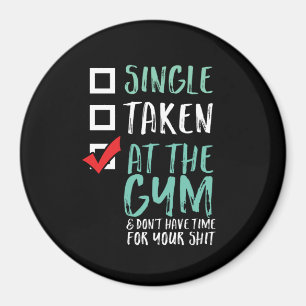 Grappig fitness Workout, één genomen op de draai Magneet