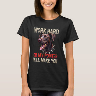 Grappig fitnesscadeau voor Duitse Staande Hond T-shirt
