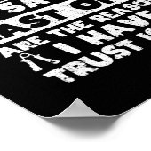 Grappig fitnessprogramma voor gym lover poster (Hoek)