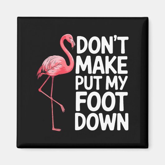 Grappig Flamingo-ontwerp voor mannen vrouwen kinde Magneet (Voorkant)