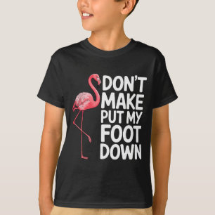 Grappig Flamingo-ontwerp voor mannen vrouwen kinde T-shirt