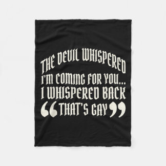 Grappig Fleece Deken