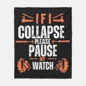 grappig fleece deken (Voorkant)