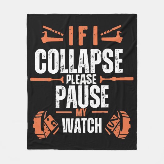 grappig fleece deken (Voorkant)