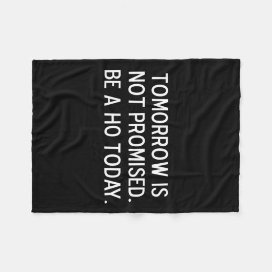 Grappig Fleece Deken (Voorkant (Horizontaal))
