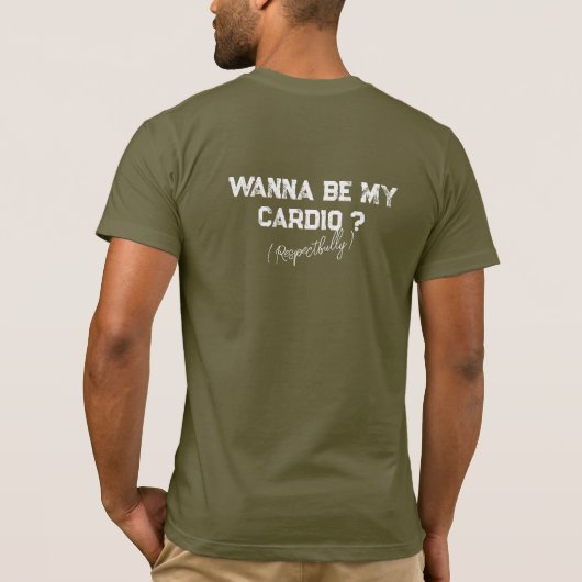 Grappig Flirterig T-shirt (Achterkant)