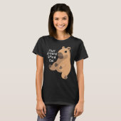 Grappig Fluff rond en ontdek Capybara Capy Mean T-shirt (Voorkant volledig)