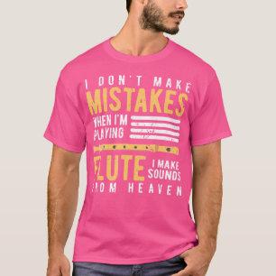 Grappig Fluit Shirt Fluit Gift