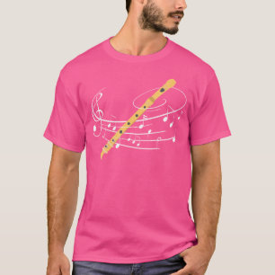 Grappig Fluit Shirt Fluit Gift