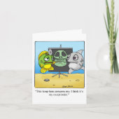Grappig "Foggy Bottom" Get Well Notecard Kaart (Voorkant)