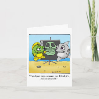Grappig "Foggy Bottom" Get Well Notecard Kaart