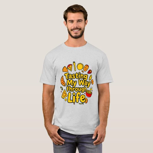 Grappig Food Lover T-shirt (Voorkant volledig)