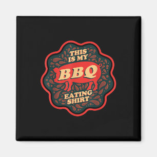 Grappig Foodie Grappig BBQ vlees - Dit is mijn BBQ Magneet